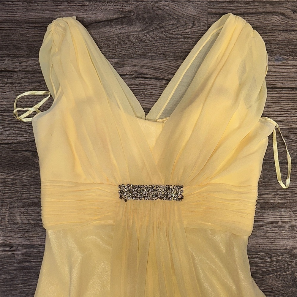 Eliza J Yellow Maxi Dress - Picture 4 of 8